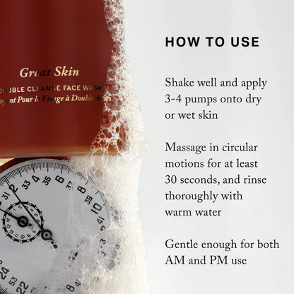 MERIT 
Great Skin Double Cleanse Makeup Removing Cleanser