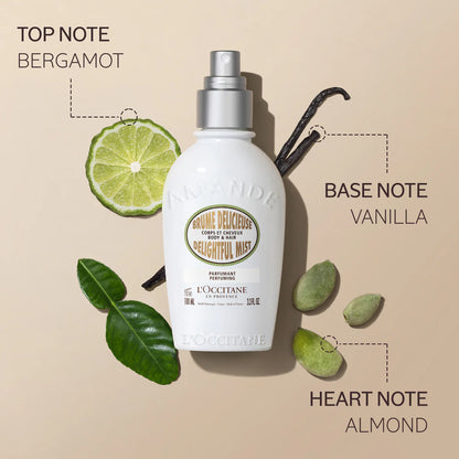 L'Occitane 
Almond Hair & Body Fragrance Mist