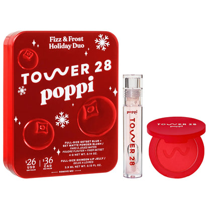 Tower 28 Beauty 
Tower 28 x Poppi Fizz + Frost Holiday Duo