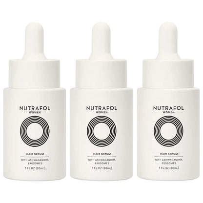 Nutrafol  Women’s Lightweight Thickening Hair Serum Trio Set for Thinning Hair