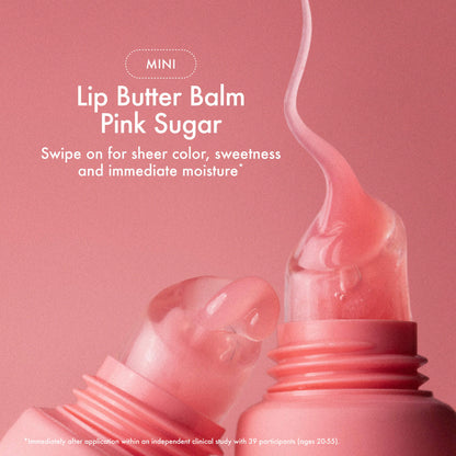 Summer Fridays 
The Dewy Pink Set with mini Lip Butter Balm in Pink Sugar