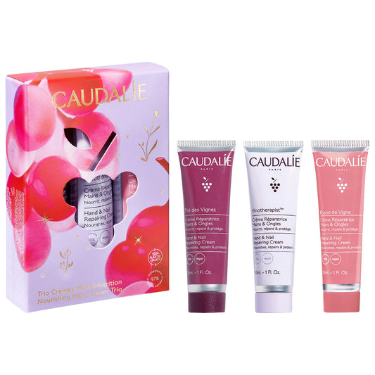 Caudalie 
Hydrating & Nourishing Hand Cream Trio