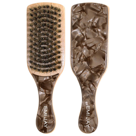 Emi Jay 
Mini Boar Bristle Smoothing Hair Brush in Toasted Sugar