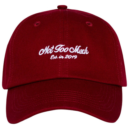 PATRICK TA 
"Not Too Much" Baseball Cap