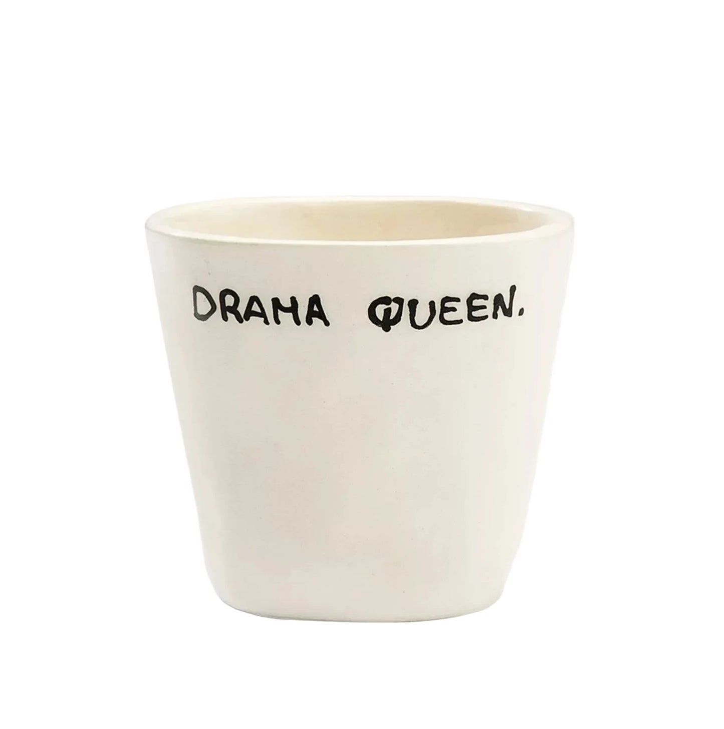 Drama Queen ceramic espresso cup