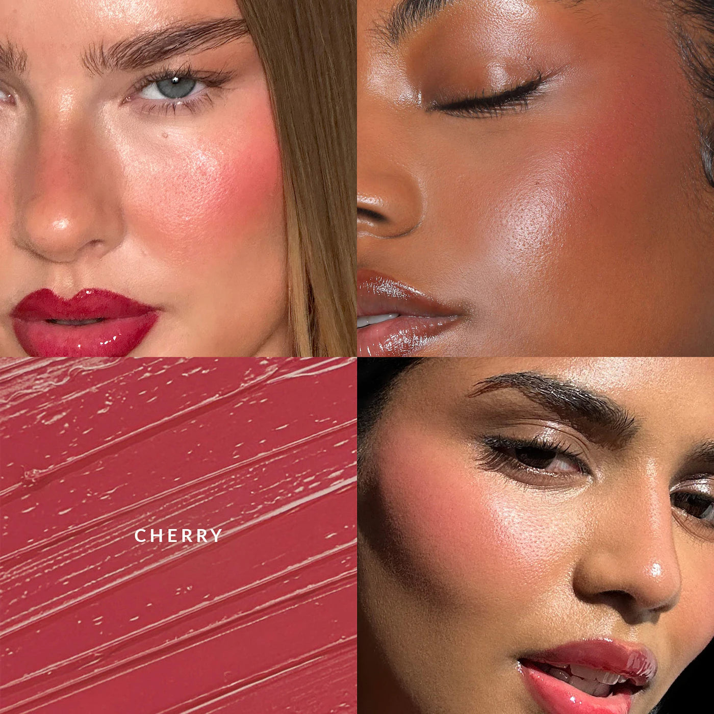 REFY 
Cream Blush Duo with Duo Face Brush Gift Set