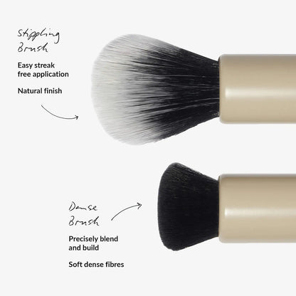 REFY 
Cream Blush Duo with Duo Face Brush Gift Set