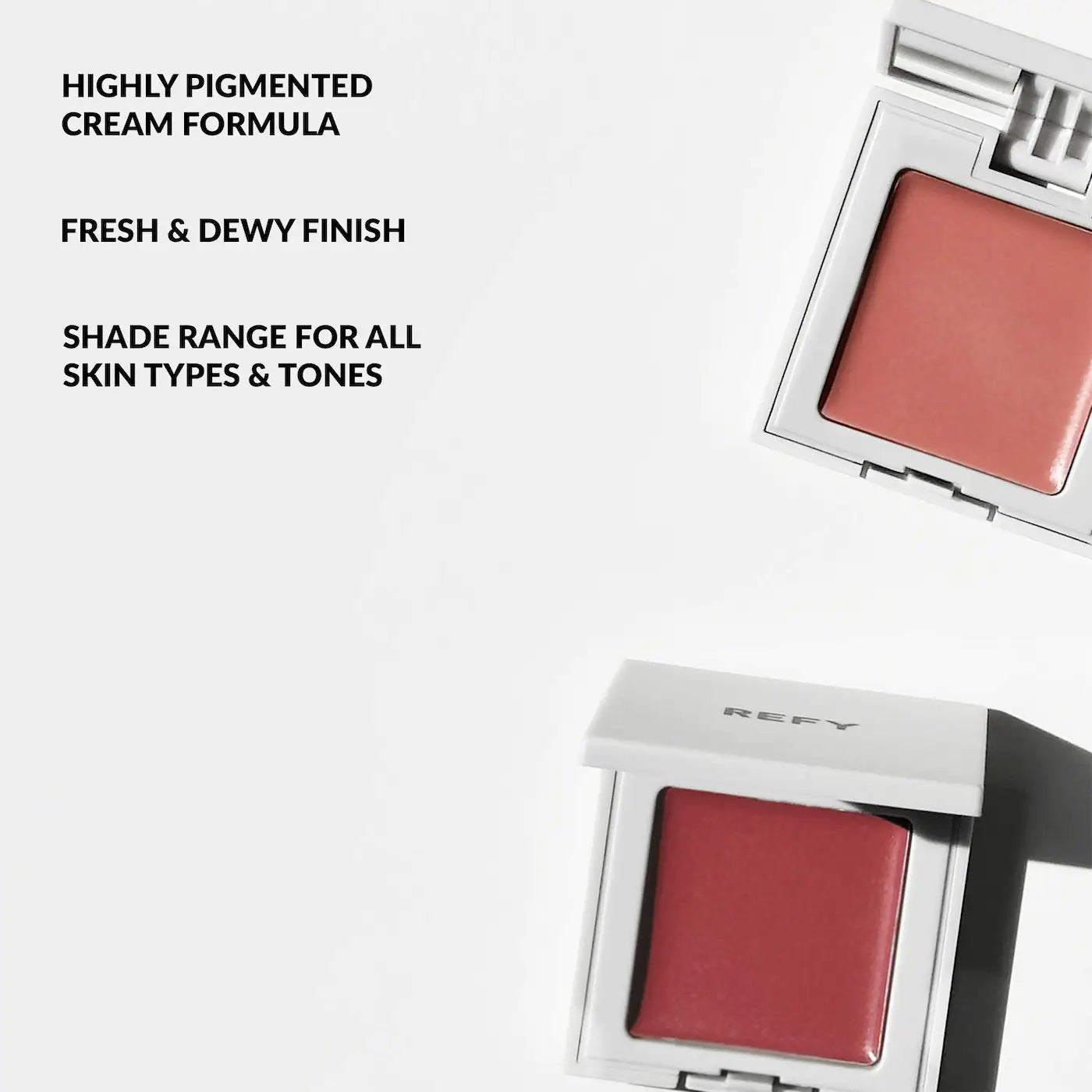 REFY 
Cream Blush Duo with Duo Face Brush Gift Set