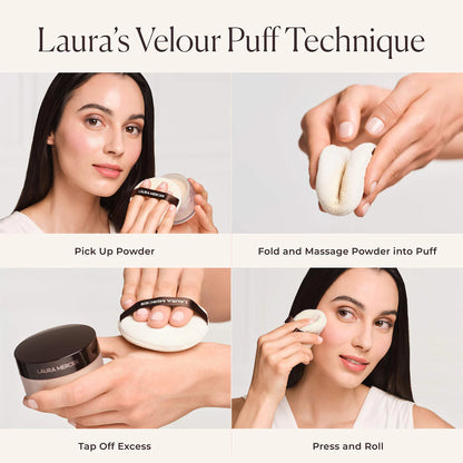 Laura Mercier 
Indulgent Icons Translucent Loose Powder & Velour Puff Duo Gift Set