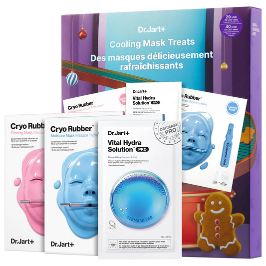 Dr. Jart+ 
Cooling Mask Treats Gift Set with Cryo Rubber™ Sheet Masks