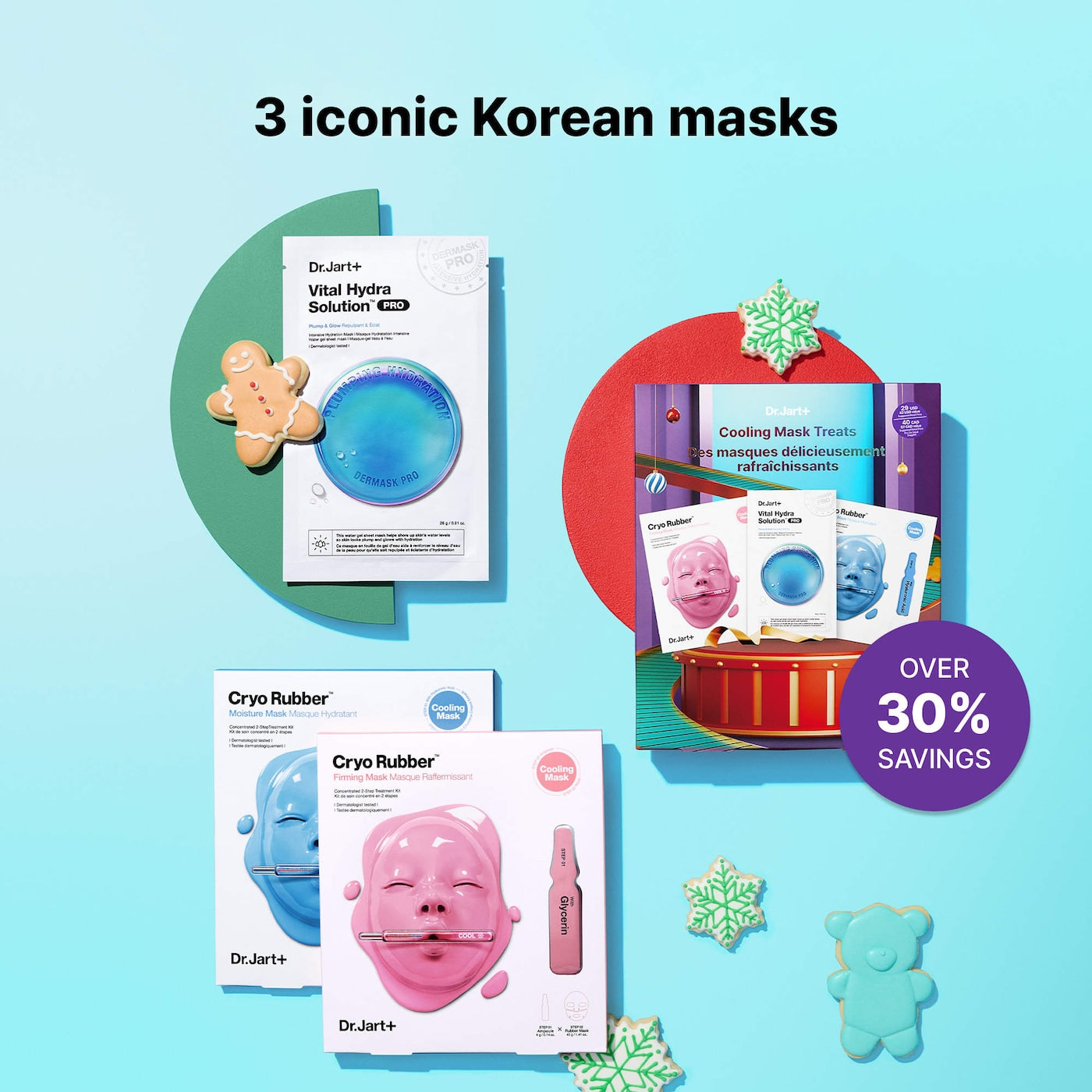 Dr. Jart+ 
Cooling Mask Treats Gift Set with Cryo Rubber™ Sheet Masks