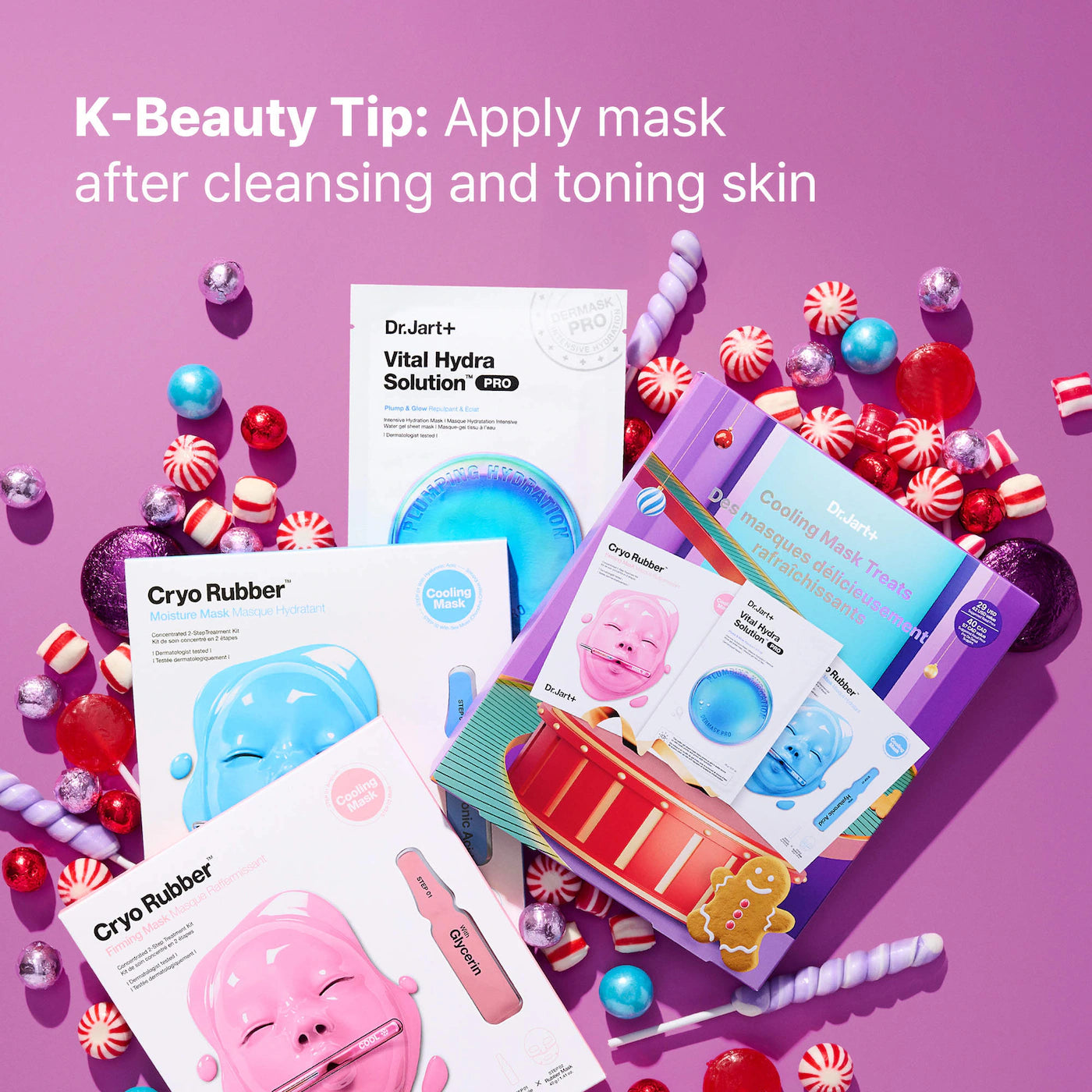 Dr. Jart+ 
Cooling Mask Treats Gift Set with Cryo Rubber™ Sheet Masks