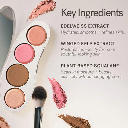 ILIA 
The Ethereal Baked Face Palette - Long-Wear Bronzer, Highlighter & Blush