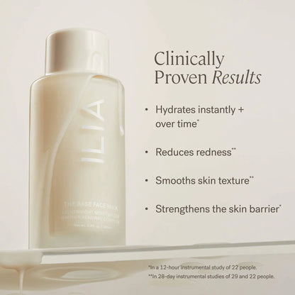 ILIA 
The Base Face Milk Essence & Lightweight Moisturizer with Hyaluronic Acid