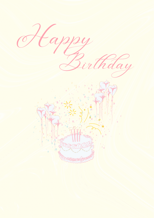 Happy birthday card