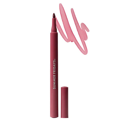 Summer Fridays 
Flushed Lip Stain 12HR Transfer-Proof Lip Tint