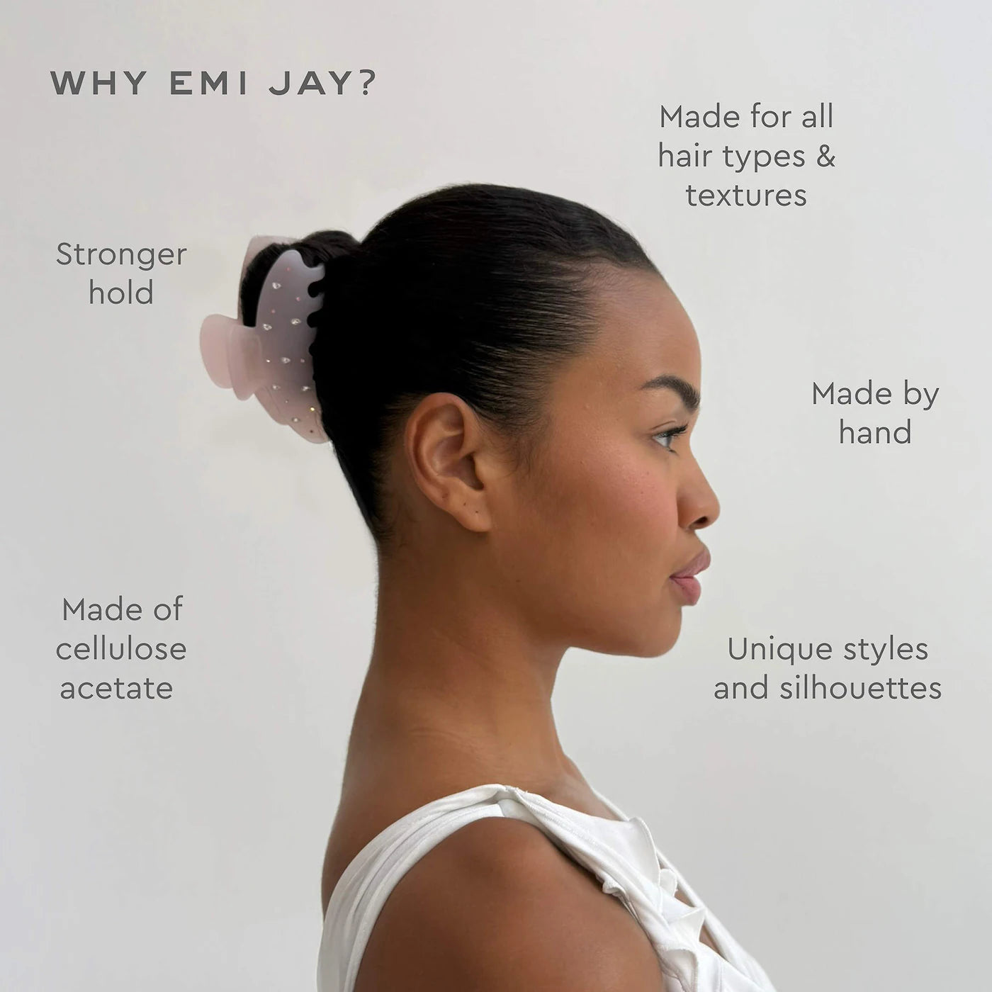 Emi Jay 
Big Effing Clip Hair Claw in Everyday Angel