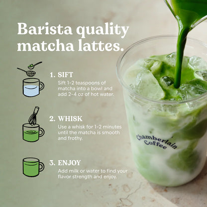Matcha Green Tea Powder Starter Pack