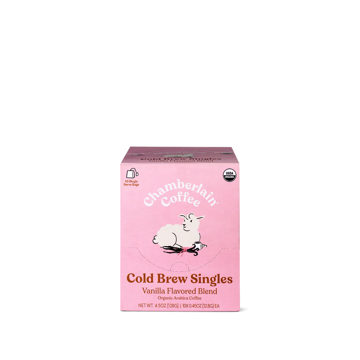 Organic Vanilla Cold Brew Coffee Singles