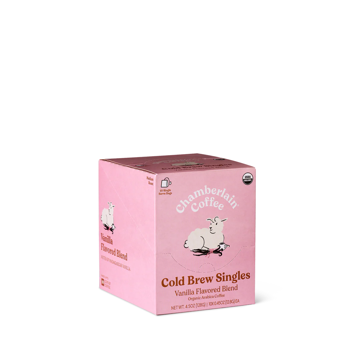 Organic Vanilla Cold Brew Coffee Singles