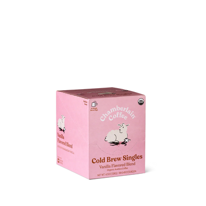 Organic Vanilla Cold Brew Coffee Singles