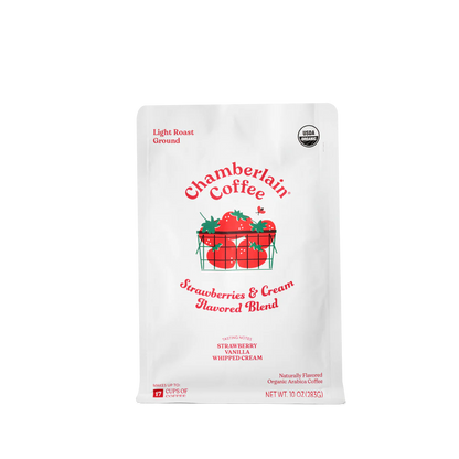 Organic Strawberries & Cream Blend