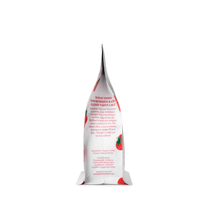Organic Strawberries & Cream Blend