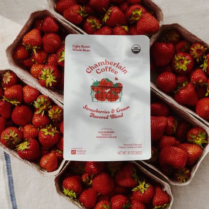 Organic Strawberries & Cream Blend