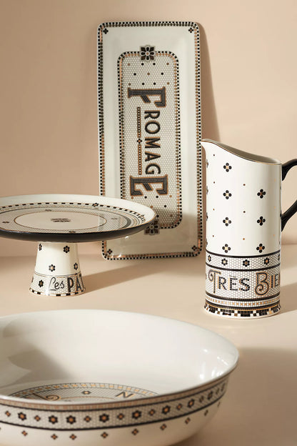 The Bistro Tile Stoneware Pitcher