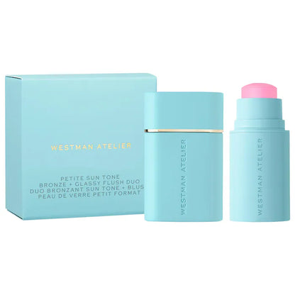 Westman Atelier 
Mini Sun Tone Bronze + pH Glassy Blush Duo Gift Set