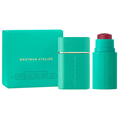 Westman Atelier 
Mini Sun Tone Bronze + pH Glassy Blush Duo Gift Set