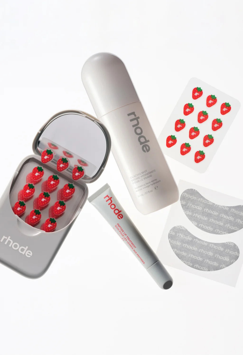 Rhode the on-the-go set
FIVE TAKE-EVERYWHERE ESSENTIALS