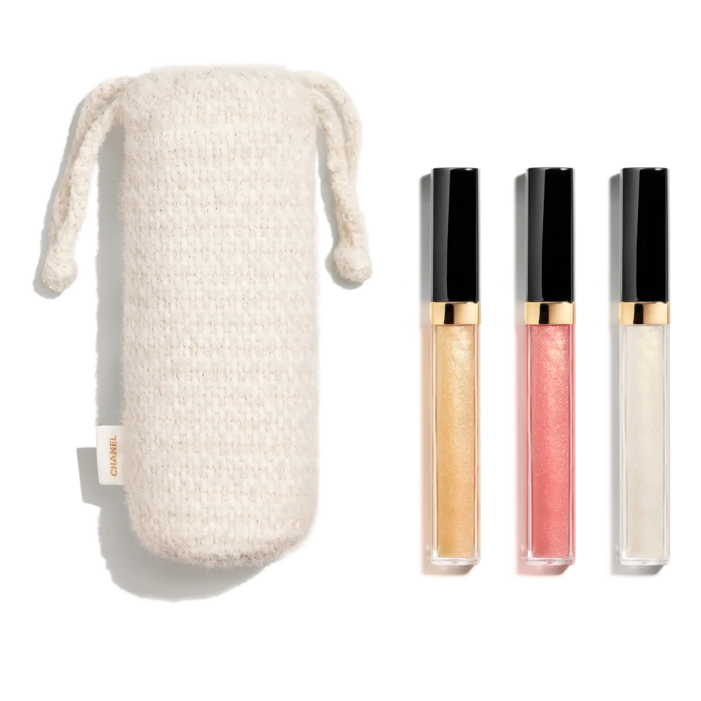 ROUGE COCO HYDRA GLOSS TRIO
SET OF THREE HIGH-SHINE LIP GLOSSES