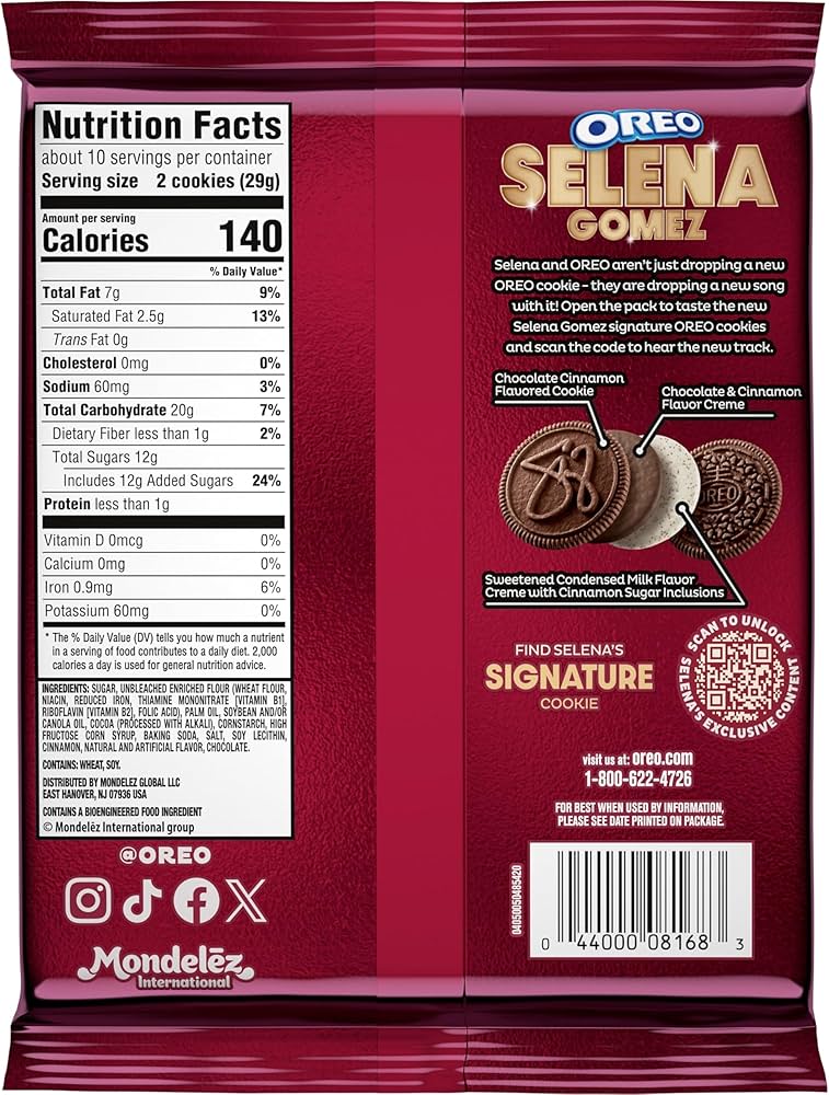 Selena Gomez OREO Cookies