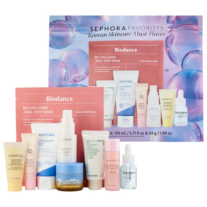 Sephora Favorites 
Korean Skincare Must-Haves Set