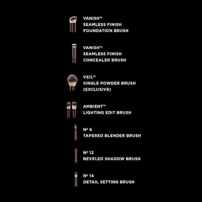 Hourglass 
Vegan Face & Eye Travel Brush Set